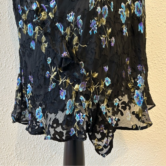 Vintage Y2K Robbie Bee Silk Midi Dress Size 8 - Picture 5 of 7